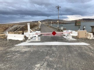 Lahontan Dam Vehicle Barriers
